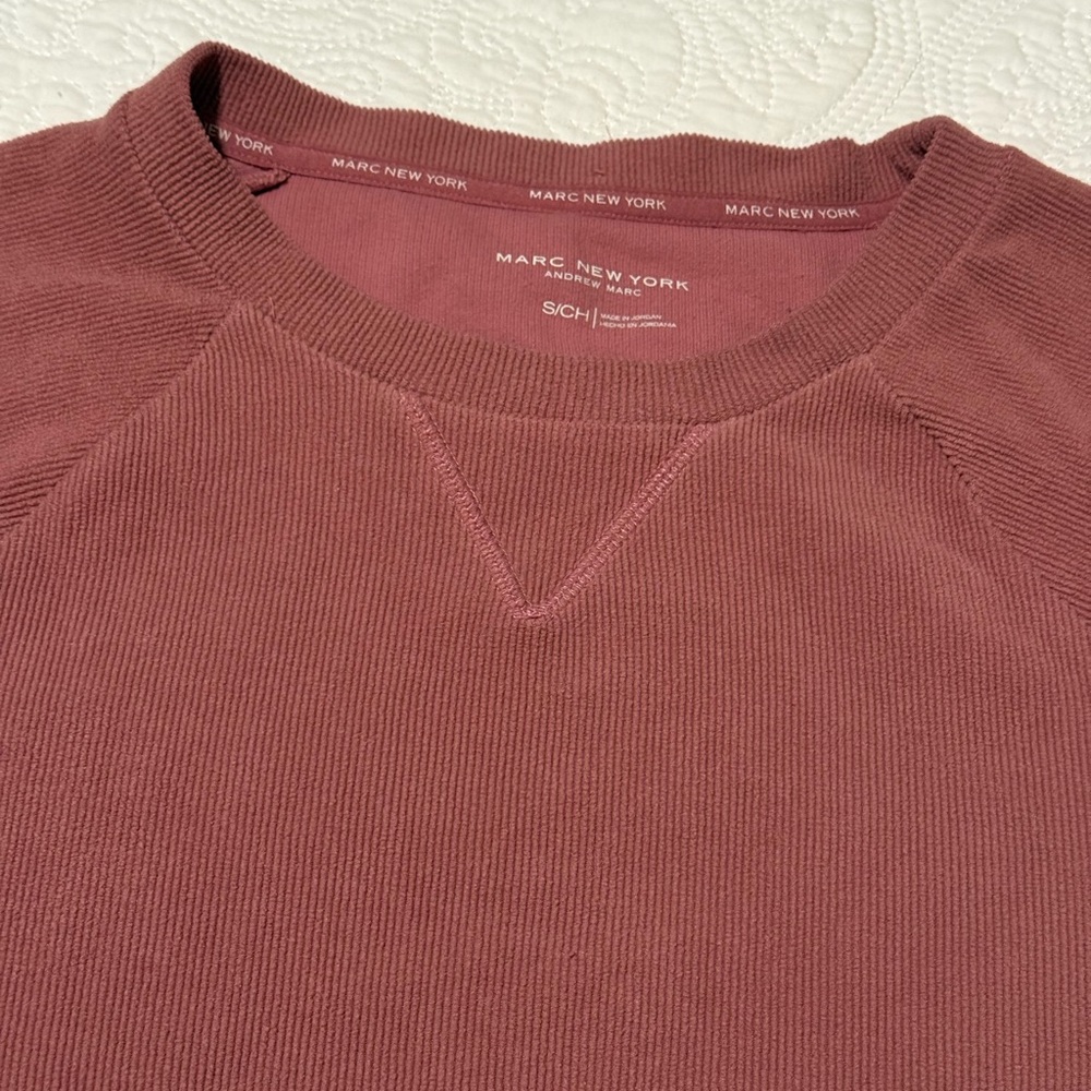Marc New York Women's Dusty Rose Crewneck Sweater S - Picture 9 of 10